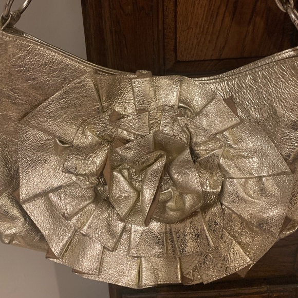 Tess Loriani Milano gold leather handbag - Picture 6 of 11